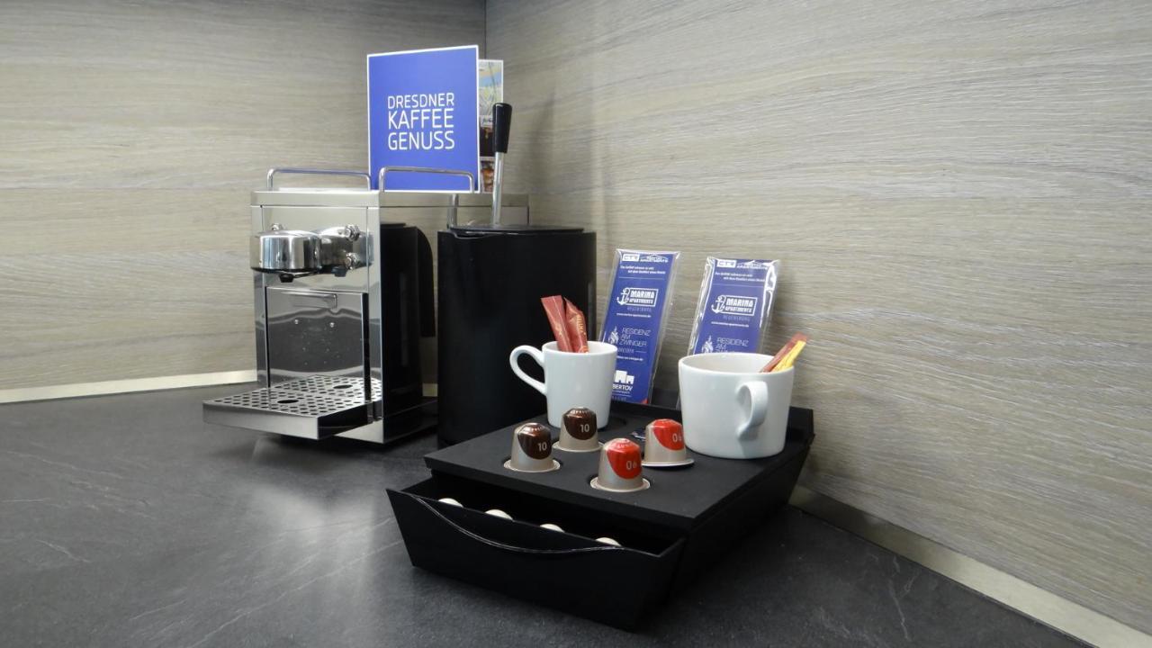 Residenz Am Zwinger Aparthotel Dresden Eksteriør bilde A coffee machine