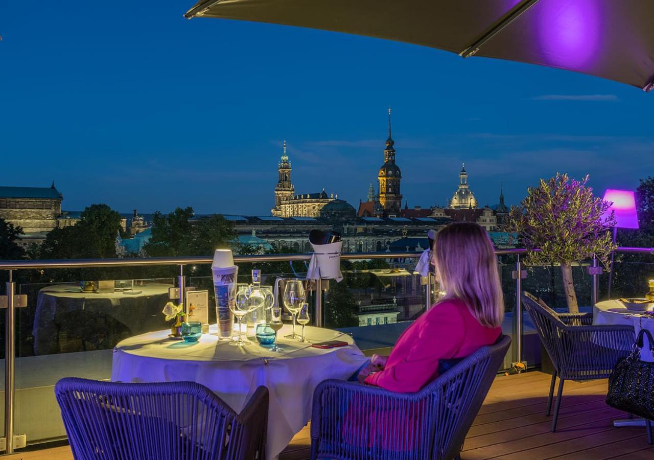 Residenz Am Zwinger Aparthotel Dresden Eksteriør bilde Skyline Bar
