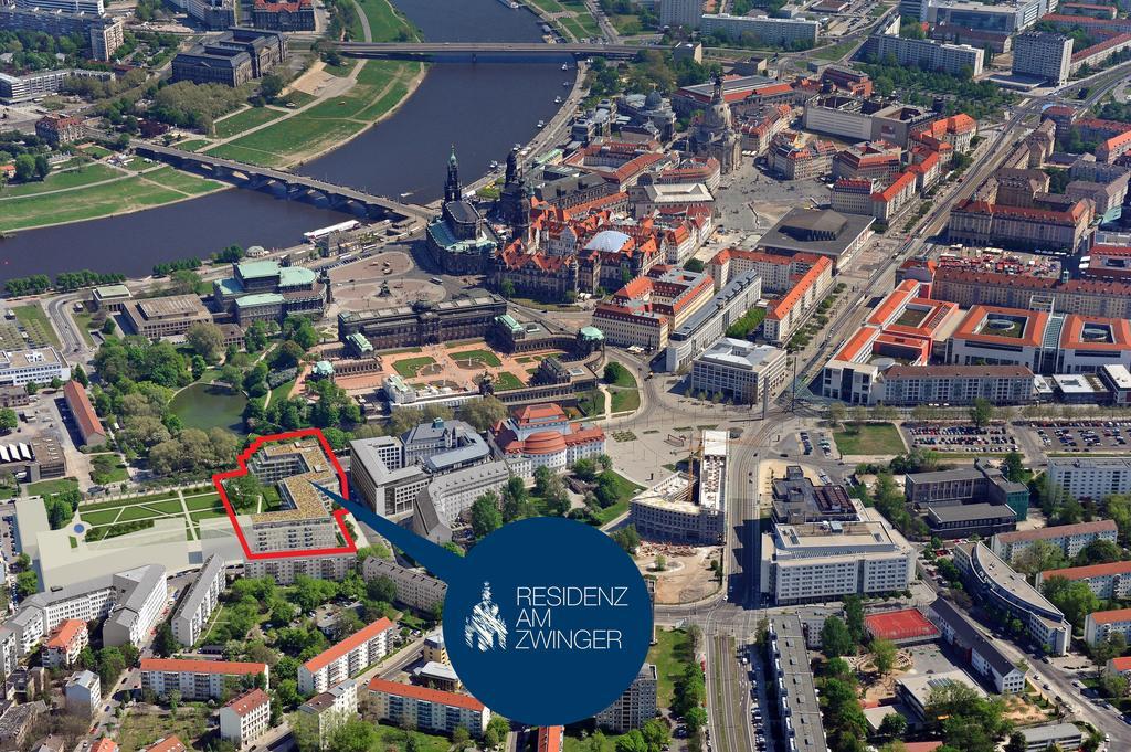 Residenz Am Zwinger Aparthotel Dresden Eksteriør bilde Location of the residence