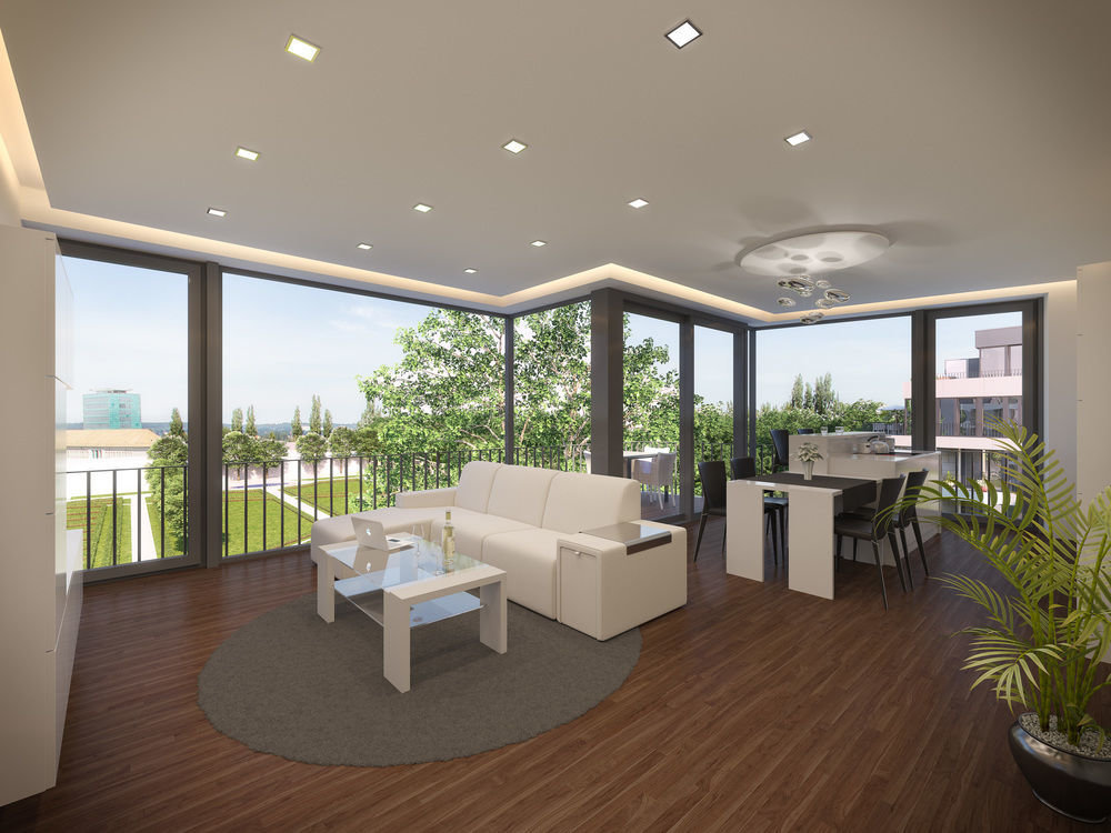 Residenz Am Zwinger Aparthotel Dresden Eksteriør bilde 3D interior visualization